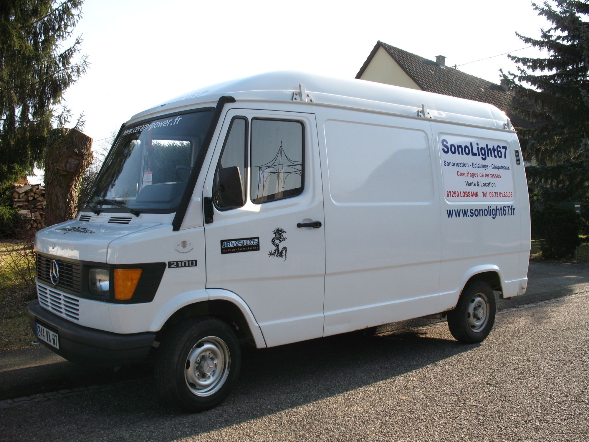 La camionette de mes début en 2007